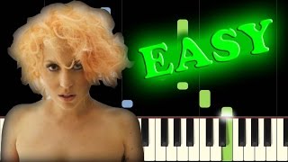 LADY GAGA - BAD ROMANCE - Easy Piano Tutorial chords