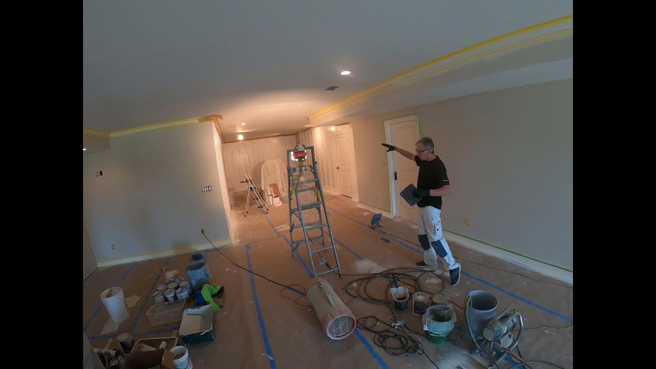 preparing to spray benjamin moore advance YouTube