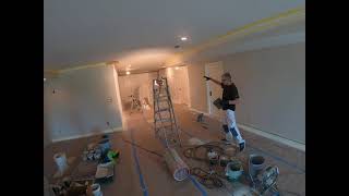 preparing  to spray benjamin moore advance