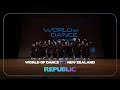Republic  team division  world of dance new zealand 2024  wodnewzealand2024