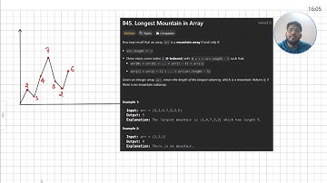 Leetcode 845 : Longest mountain in Array C++ |Ankit Kumar