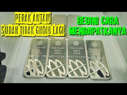 Perak Antam Sudah tidak Ghoib Lagi dan begini Cara Beli Perak Antam Langsung (di Website)