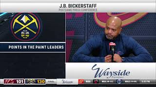 J  B  Bickerstaff PostGame Interview | Cleveland Cavaliers vs Denver Nuggets
