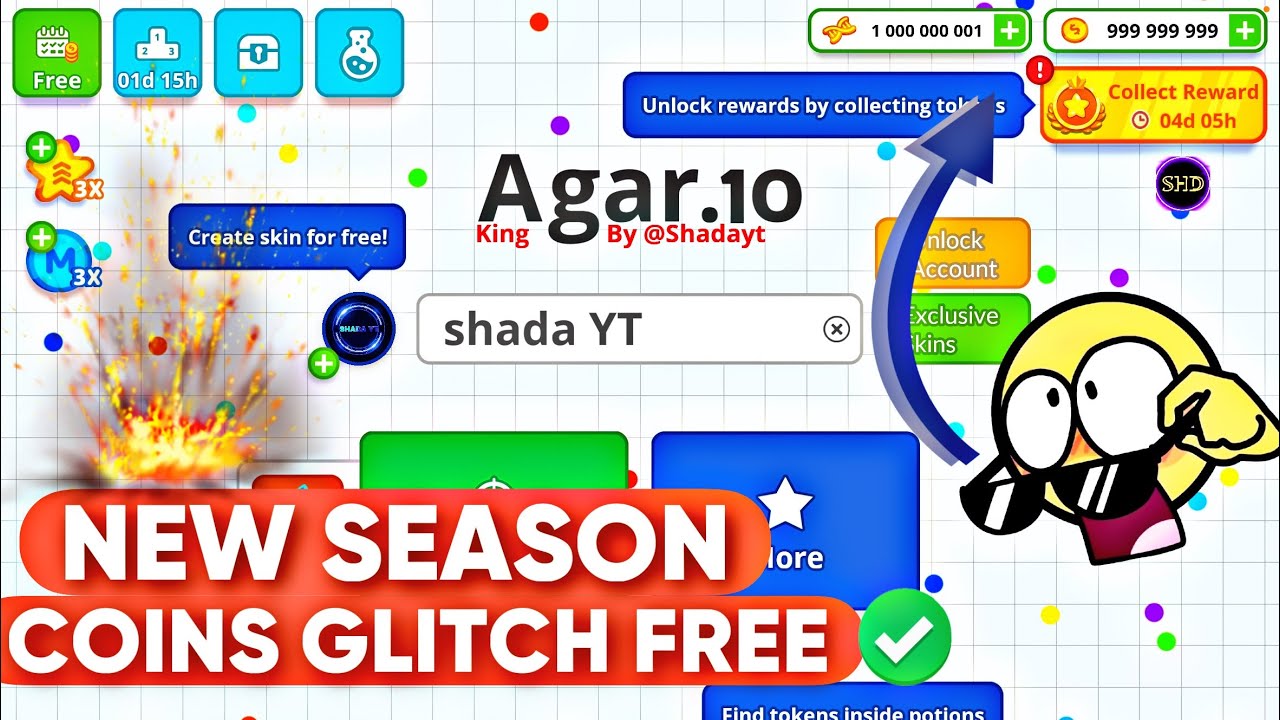 AGARIO FREE COINS GLITCH & AGARIO MOD MENU (AGARIO MOBILE)