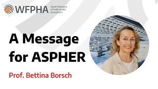 Wfpha A Message For Aspher The Global Charter For The Publics Health