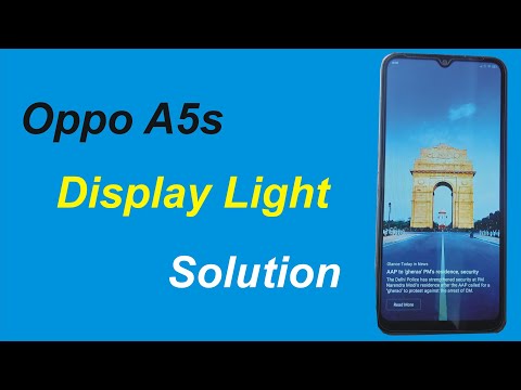 Oppo A5 Display Light Solution || oppo a5s display light blinking solution