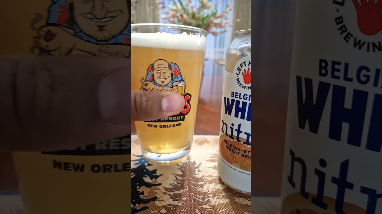 Left Hand Belgian White Nitro Blegian Style Wheat Beer 