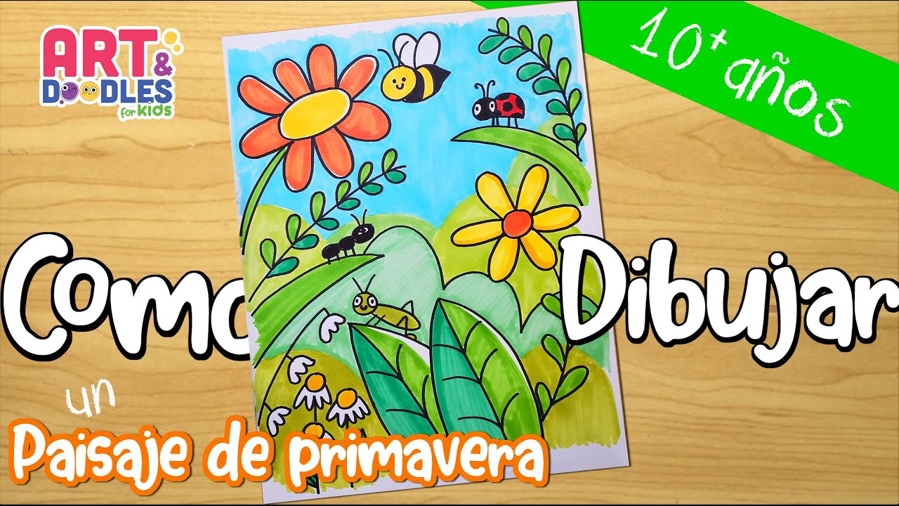 Como dibujar un paisaje de PRIMAVERA - thptnganamst.edu.vn