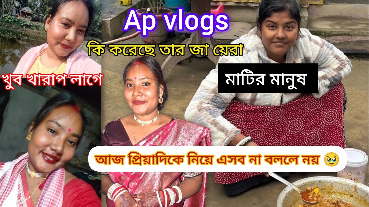 বড়ো এক #vlogger খুব কষ্টে এই জায়গায় এসেছে, খুব পছন্দের 🙏 @apvlogs1412 #video #villagevlog #vlog 
