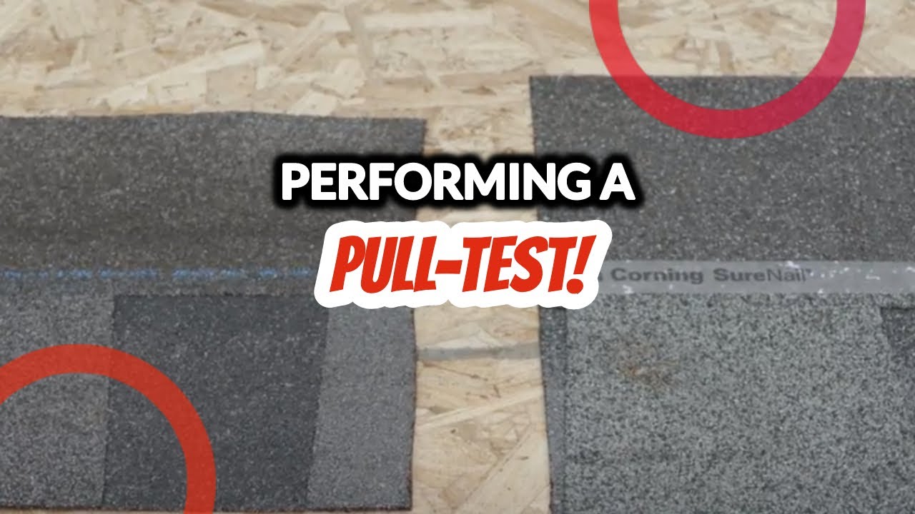 Pull Test: Normal 30yr shingle vs OC Duration