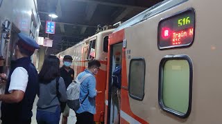 516次莒光號(自動門代打)桃園進站(E202+E219雙機)