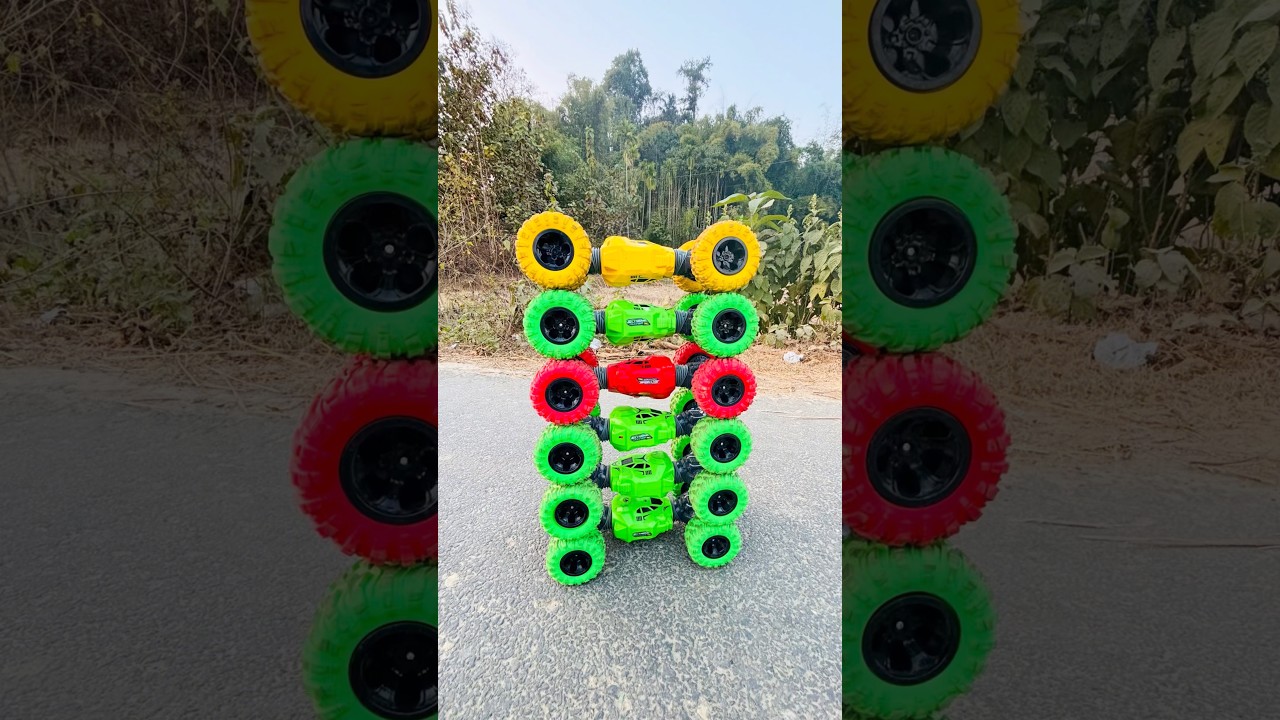 Вау 🤣 Шесть радиоуправляемых машинок, работающих от ручного управления 🔥 