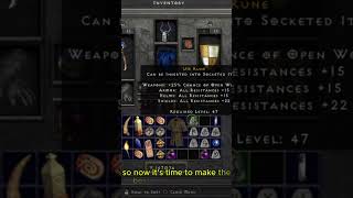 BIGGEST UPGRADE! 💎 Crafting Chains of Honor (CoH) for my Sorceress! #D2R