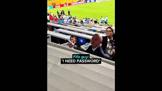 Fifa president made his day #shorts