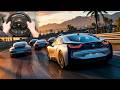 400HP BMW I8  | Road Racing Forza Horizon 5 | Thrustmaster T300RS GT Steering Wheel