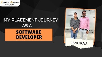 Student Got Placed as a SOFTWARE DEVELOPER From JSpiders | Hyderabad Punjagutta