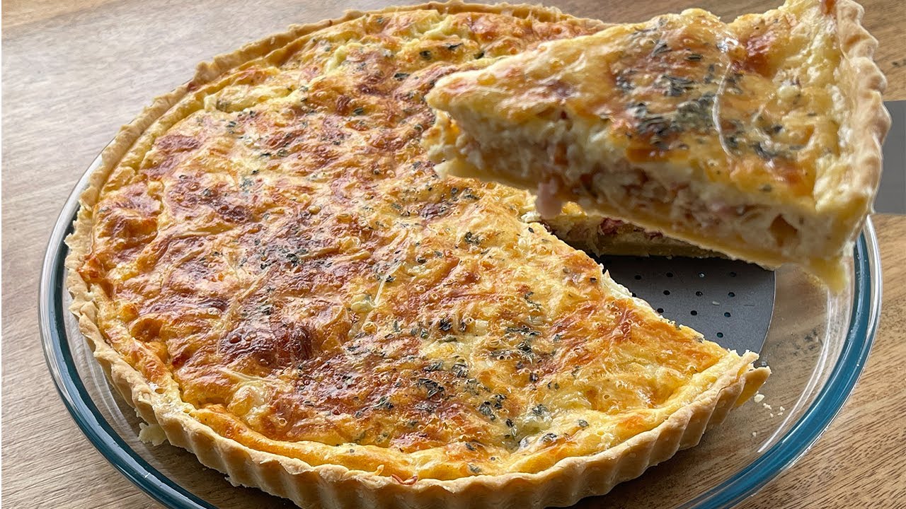 QUICHE DE BACON E QUEIJO | RECEITA QUE DERRETE NA BOCA | Receitas fáceis e rápidas