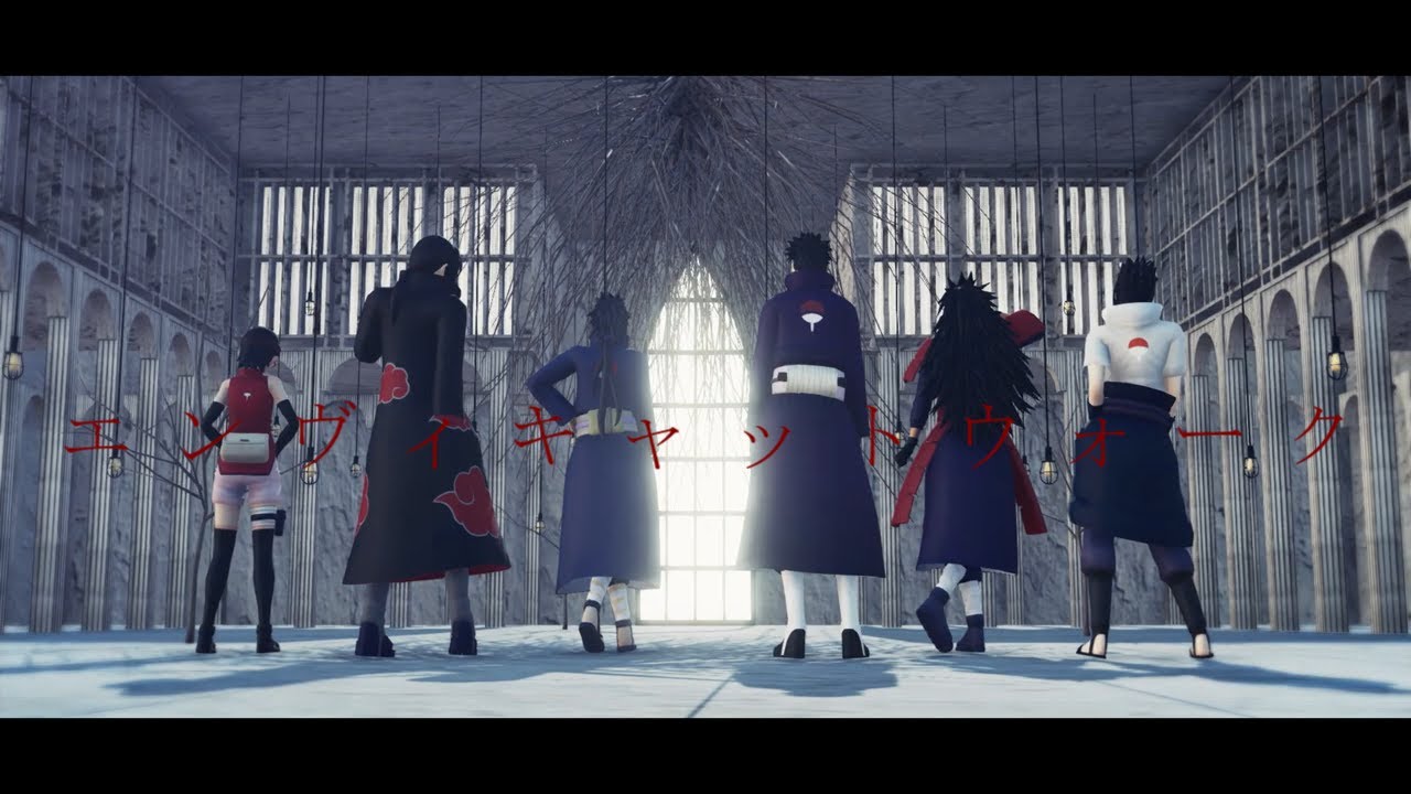 【MMDナルト】うちは一族でエンヴィキャットウォーク