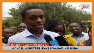 Top 2023 KCPE candidate Michael Warutere speaks