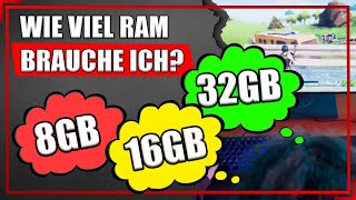 Wie viel Arbeitsspeicher [RAM] braucht man? | Sind 8GB für PC Gaming genug?