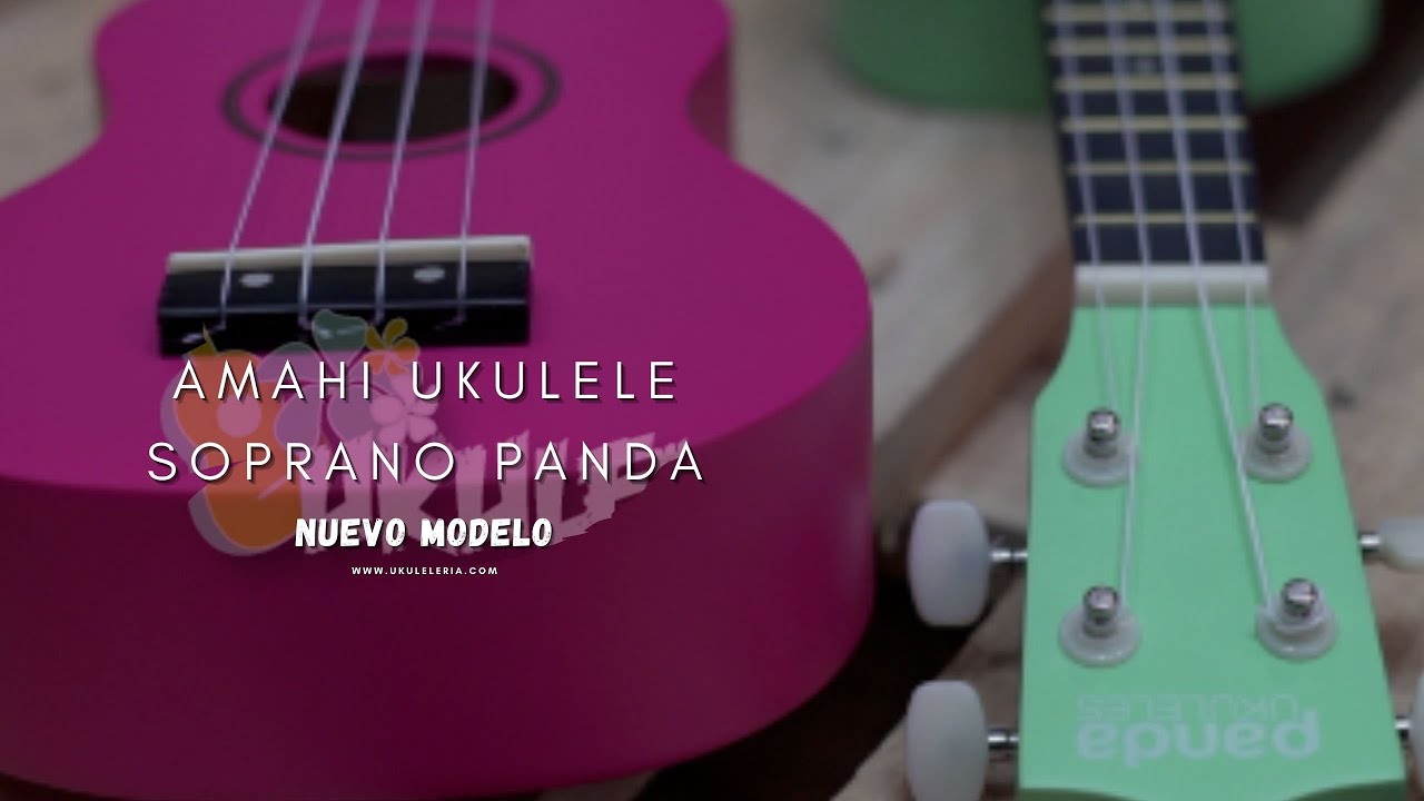 AMAHI UKULELE SOPRANO PANDA - YouTube