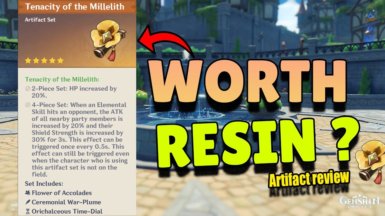 Tenacity Of The Millelith Might Not Be Worth Your Resin New Artifact Review Genshin Impact Youtube