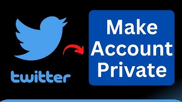 How to Make your Twitter Account Private on App !