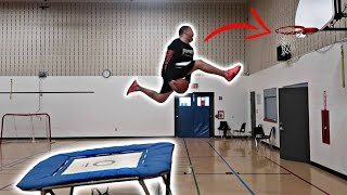 The youtube trampoline dunk contest!!