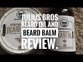 Julius bros beard oil and beard balm review