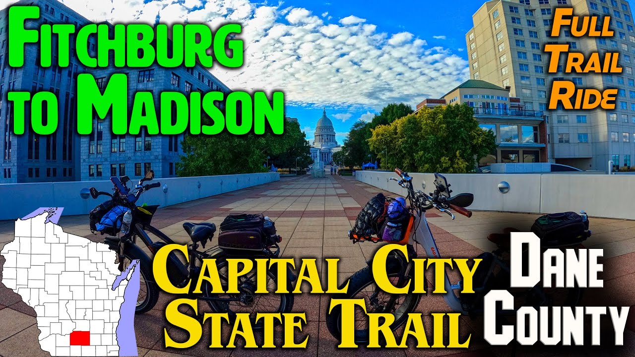 Capital City State Trail: Fitchburg to Madison - Round Trip - September 2021