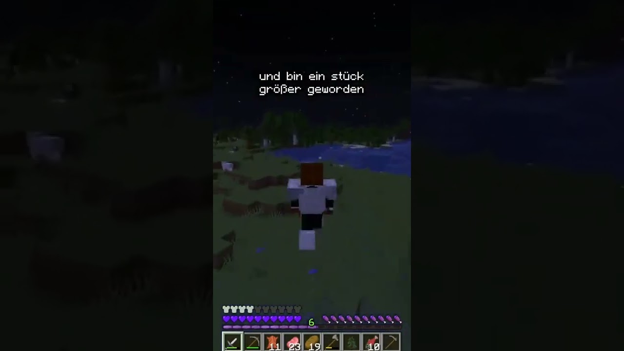 Minecraft, aber meine XP BESTIMMEN MEINE GRÖẞE!! 🐘 #shorts