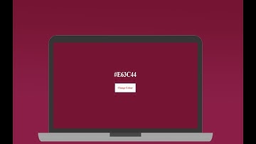 Random HEX color Code Generator / CSS HTML