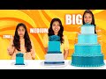 Big vs medium vs small plate challenge   extreme funny food challenge  pullothi