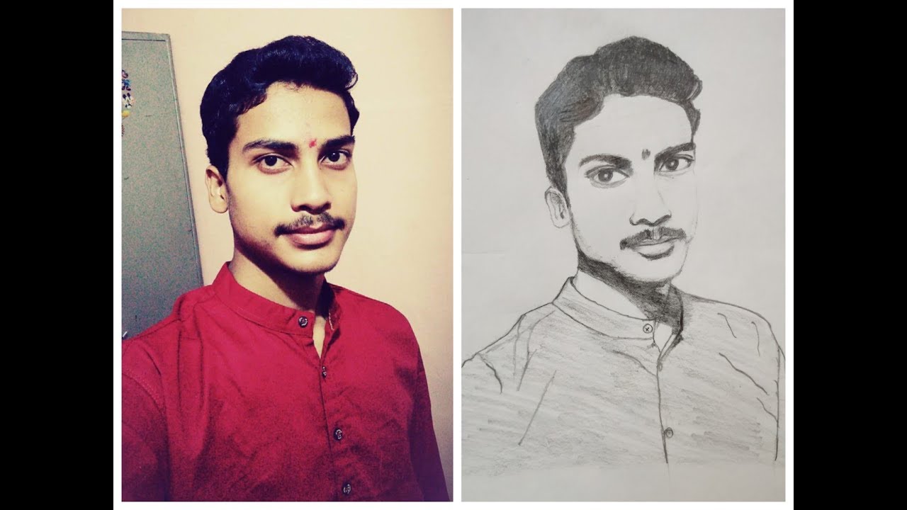 How to draw realistic sketch | Aman Singh Tomar