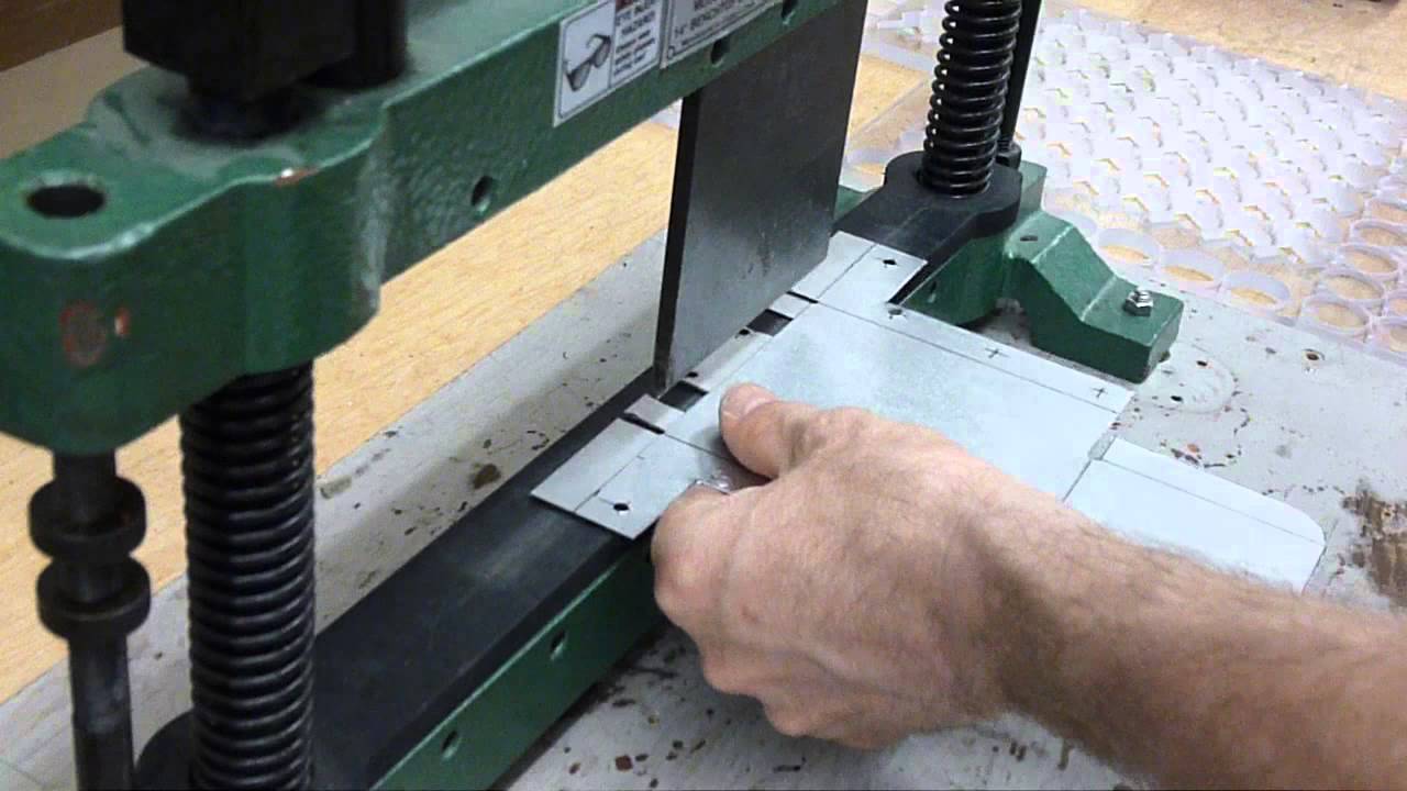 bench top sheet metal bender - youtube
