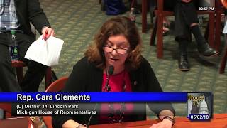 Rep Cara Clemente Testimony on Sexual Assault Bill 5786
