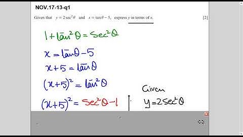 TKMaths O Level Add Maths Trigonometry N17/13/q1 and J17/12/q6 Video #6