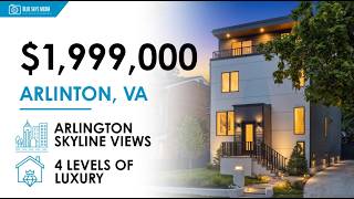 DISCOVER This $1,999,900 Luxury New Construction with a Rooftop Terrace | Arlington, Virginia