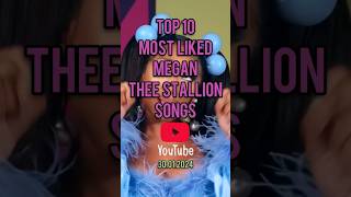 Top 10 Megan Thee Stallion&#39;s Most Liked Songs #megantheestallion