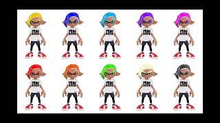 Splatoon action figures multicolour