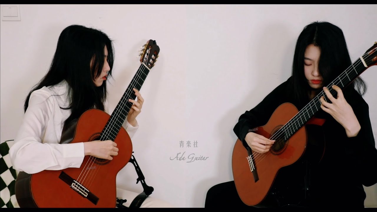 Ada | Libertango — Classical Guitar Duet (One Performer, Two Roles)