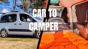How We Turn Our Car Into a CAMPER!  (Full Amdro Boot Jump Tour)