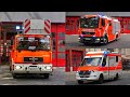 [Extra Bullhorn &amp; Gruß 👋🏻] LHF + RTW-MHD + Reserve DLK || Berliner Feuerwehr / Feuerwache Ranke 3500