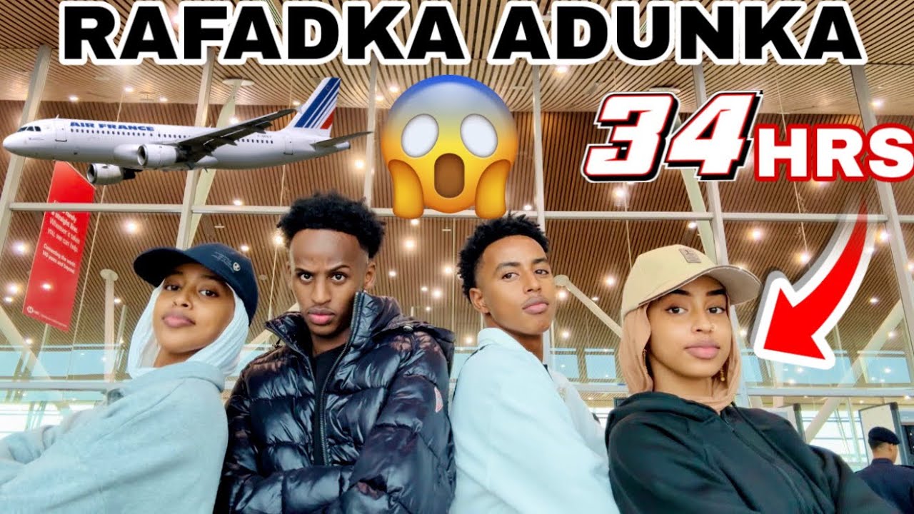 RAFADKA ADUNKA 34 SAACADOD AYAN U SAFARNAY NORTH AMERICA DIYARAD MAXA NAGU QABSADAY😭😭…