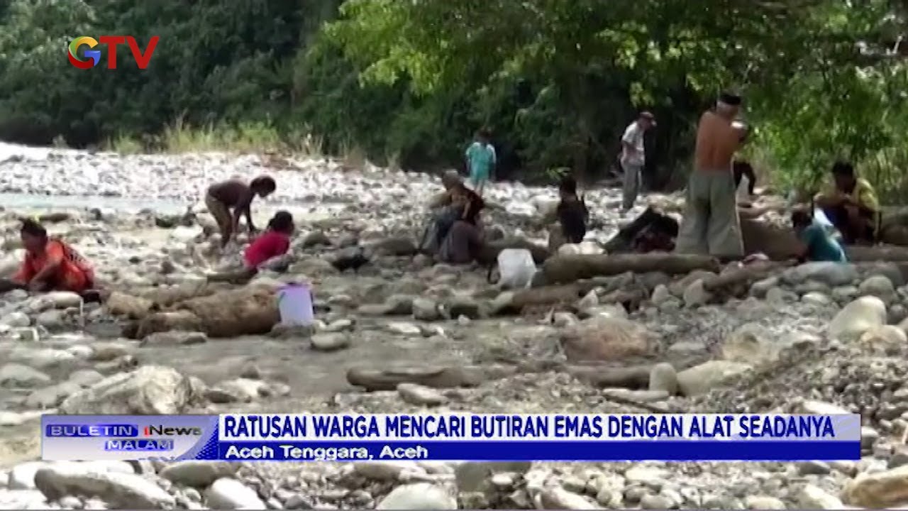 Heboh! Warga Ketambe, Aceh Digegerkan Butiran Emas di Sungai - BIM 01/21