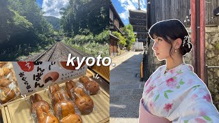 JAPAN VLOG 🌸 | bullet train to kyoto, yukata's in the summer, fushimi inari, lots of matcha ˚₊‧ ୨୧