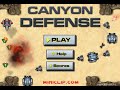 Canyon Defense Gameplay | Old Flash Game (First map / Hard Difficulty / Glitchless)