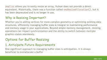 How to Manage Vulkan Buffers: Resizing Like realloc in Memory Management