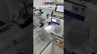AUTOMATIC SEWING MACHINE FOR FRONT BUTTON STAY #foryou  #machine #automobile #factory #sewing #somax