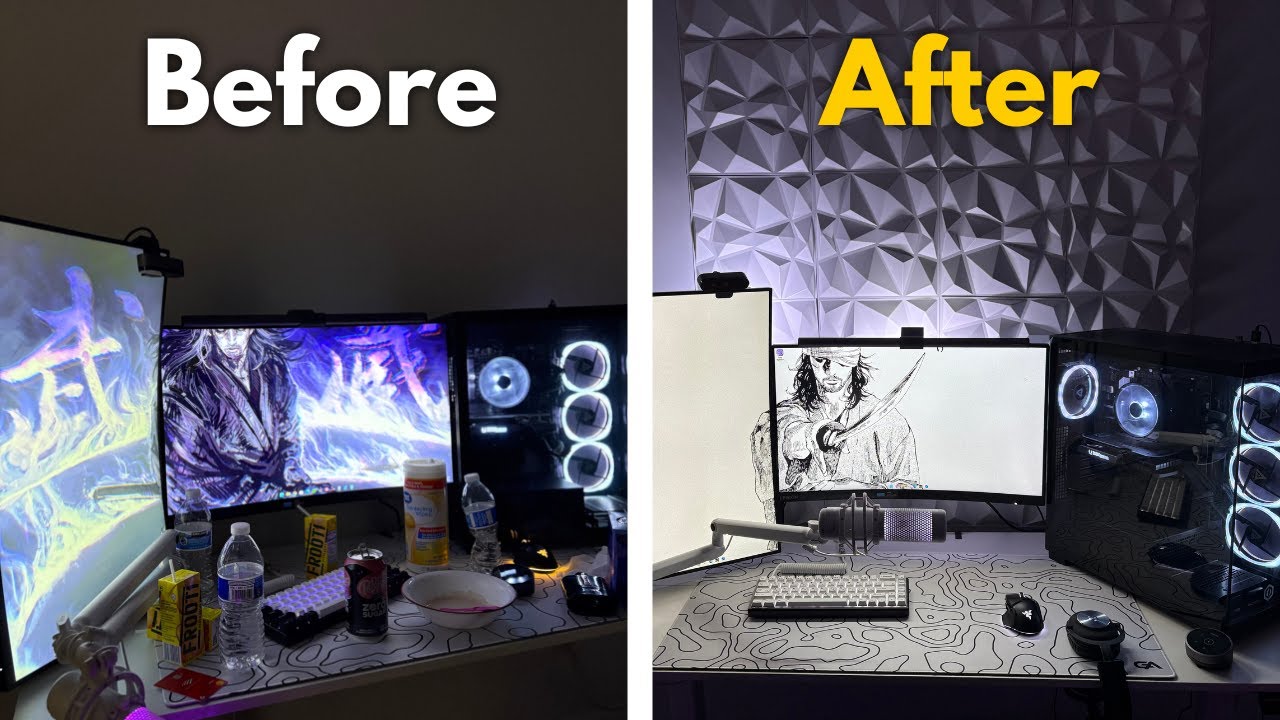Empty Setup Transforming My Empty Setup Into My Dream Gaming Setup! - YouTube